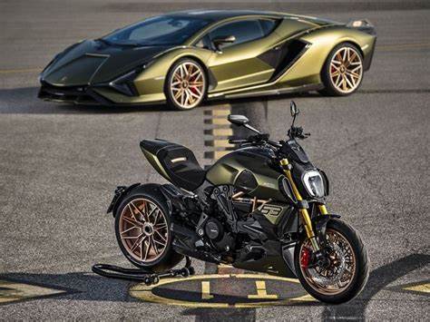 A Ducati Motorcycle Inspired By The Lamborghini Sian 