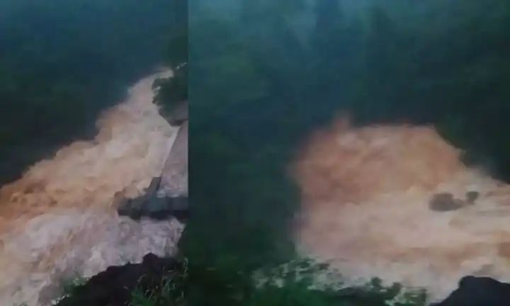 കോഴിക്കോട് മരുതോങ്കര പഞ്ചായത്തിലെ തൃക്കന്തോട് ഉരുള്‍ പൊട്ടി