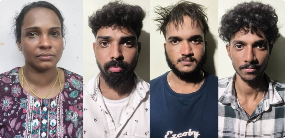 ബെംഗളൂരുവിൽ നിന്ന് കേരളത്തിലേക്ക് ലഹരിയെത്തിച്ച സംഘം പിടിയിൽ
