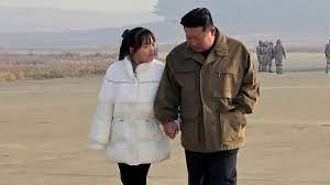 NORTH KOREAN LEADER KIM MAKES A RARE APPEARANCE WITH HIS DAUGHTER