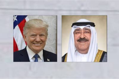 Kuwait Amir conveys good wishes to Trump