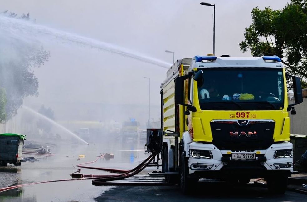 Sharjah Police Contain Fire in Industrial Area 10 with No Injuries