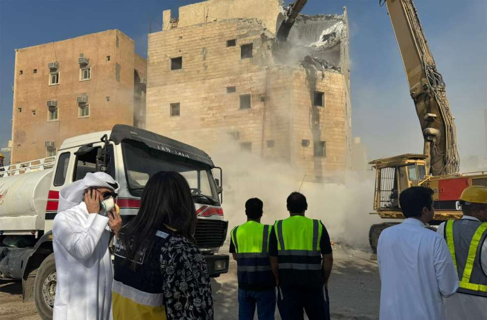 Kuwait Completes Demolition of 67 Unsafe Buildings in Jleeb Al-Shuyoukh