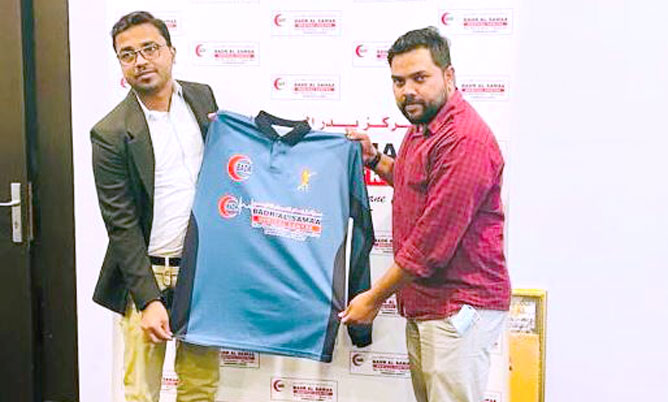 Friday Cricket Club (FCC) launched new jersey sponsored by Badr Al Samaa Medical Center